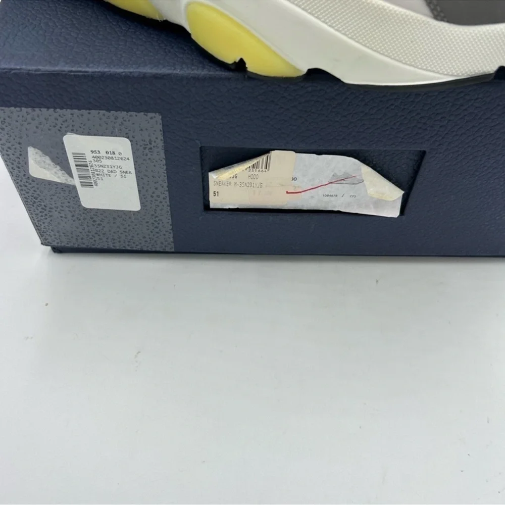 Men’s Dior B 22 white/gray sneakers size 51 made in Italy